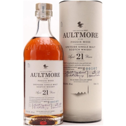 RƯỢU AULTMORE 21 NĂM FOGGIE MOSS
