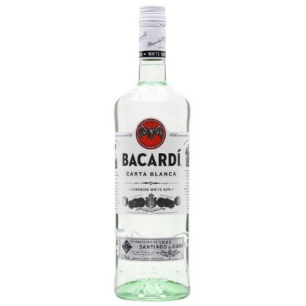 Bacardi White Rum 750ml(Trắng)