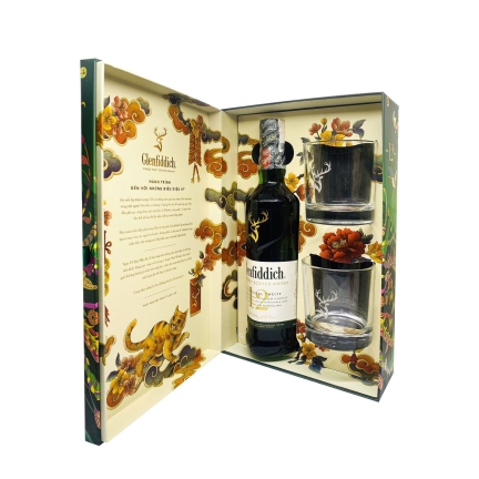 RƯỢU GLENFFIDICH 12Y hộp quà 2023.