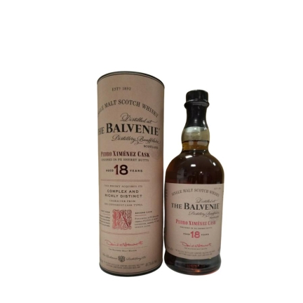 RƯỢU BALVENIE  18 YO Pedro Ximenez Cask