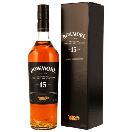 Rượu Bowmore 15 Years mẫu mới năm 2026
