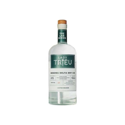RƯỢU LADY TRIỆU MEKONG DELTA DRY GIN 43%