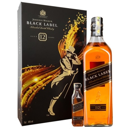 Rượu Johnnie Waker Black hộp qùa 
