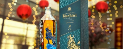 RƯỢU  JOHNNIE WALKER BLUE NĂM TÂN SỬU 2021 ( Con Trâu)