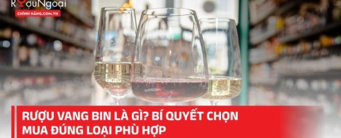 Rượu vang Bin là gì? Bí quyết chọn mua đúng loại phù hợp
