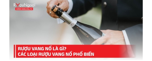 Rượu vang nổ là gì? Các loại rượu vang nổ phổ biến
