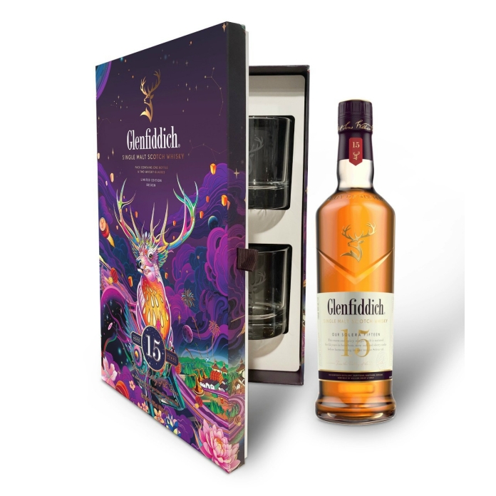 Rượu Glenfiddich 15y hộp quà xuân năm 2022