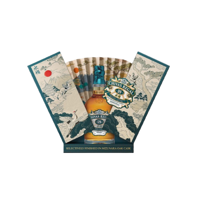 Rượu Chivas Regal 18 Mizunara Oak Cask hộp quà 2027