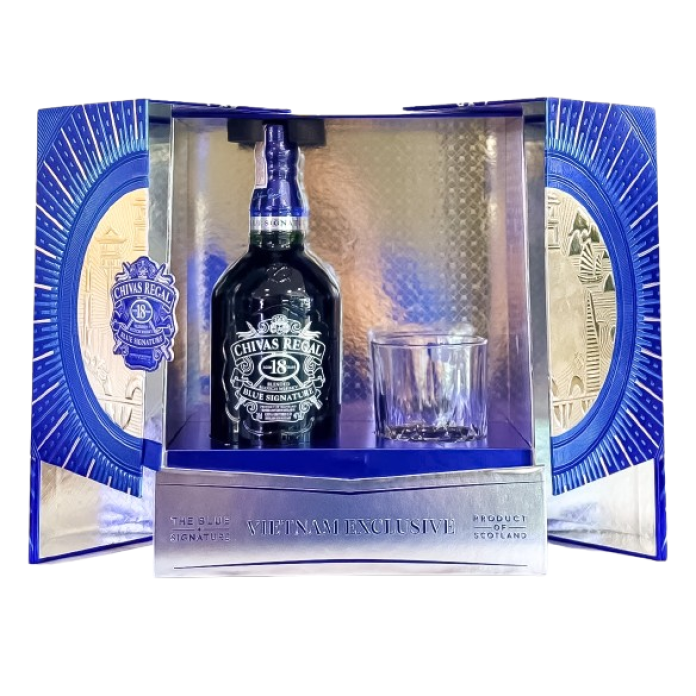 Rượu Chivas Regal 18 năm Blue  Signature hộp quà 2027