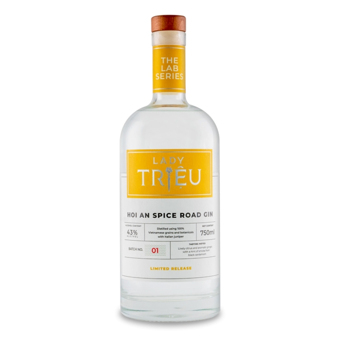 RƯỢU LADY TRIỆU  HỘI AN SPICE ROAD  DRY GIN 43%
