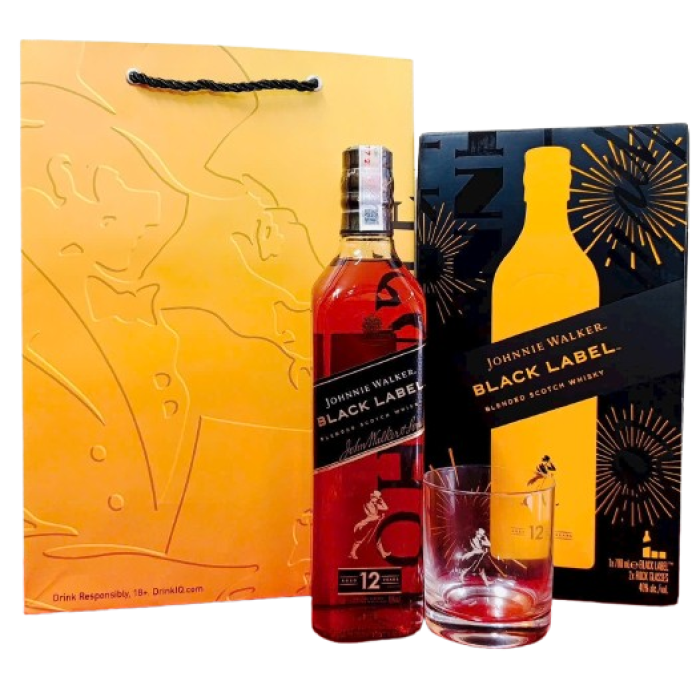 Rượu Johnnie Black Label hộp quà 2027